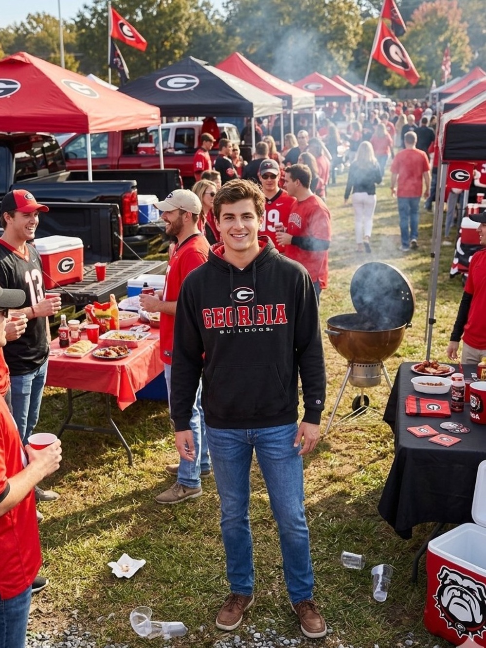 UGA Bulldogs Hoodie (S)